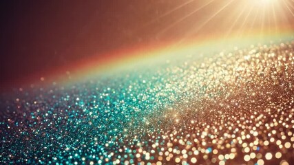 Wall Mural - a vibrant rainbow stretching across the blue sky
