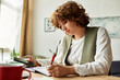 © Bliss - Freelancer immersed in creative tasks at home during a warm summer day