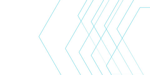 Wall Mural - abstract minimalistic background featuring a series of thin, cyan-blue, translucent chevron lines. l