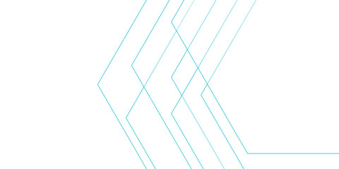 Wall Mural - abstract minimalistic background featuring a series of thin, cyan-blue, translucent chevron lines. l