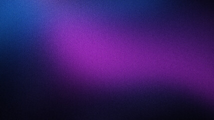 Wall Mural - dark blue purple color gradient background with grainy noise texture effect, abstract web banner des