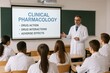 © Татьяна Евдокимова - Medical students engaging in a clinical pharmacology lecture at university, absorbing knowledge from a professor in an academic setting