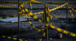 © Candra - Caution Tape Barriers Marking A Hazardous Area In A Construction Site