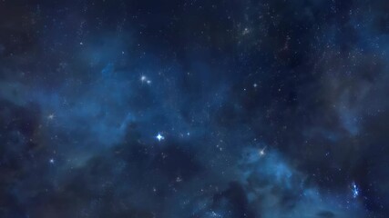 Wall Mural - vast deep space view with countless shining stars in the night sky, bright constellation star field,