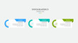 © nuca - Vector infographic flat template circles for label, diagram, graph, presentation. Business concept with 3 options. For content, flowchart, steps, timeline, workflow, marketing.