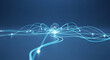 © Ummu MMM - Abstract AI Network Visualization: Futuristic Digital Connections and Data Flow