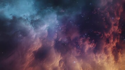 Wall Mural - Vast cosmic nebula with glowing galaxies in deep space — abstract astronomy background featuring colorful interstellar clouds, star clusters, and galactic formations in the universe