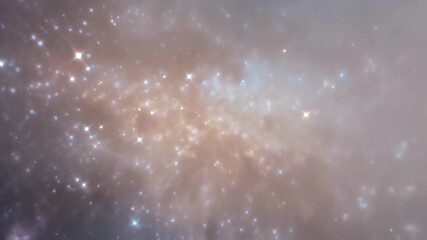 Wall Mural - Vast star field and colorful nebula in deep outer space with glowing constellations, distant galaxies, and cosmic clouds breathtaking astronomy background of the universe and night sky