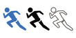 © MochRibut - collection of simple running symbol icons