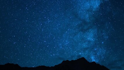 Wall Mural - delta aquarids meteor shower and milky way galaxy 50mm southwest sky pan r over mt whitney blue sier