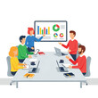 © Fristy - Business Meeting with Data Presentation.