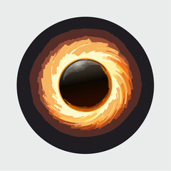 Wall Mural - Event Horizon Graphic
