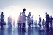 © Pavel - Data processing shapes modern business landscapes with diverse professionals engaged in digital activities