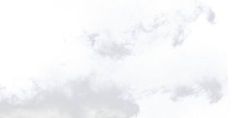 white cloud fluffy, fog or misty or smoke for overlay and design effect. isolated on transparent bac