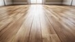 © Asim Ali - The allure of new beginnings embodied in gleaming hardwood floors promising warmth and fresh starts with soft diffused