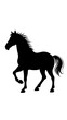 © Hashigo - 馬のシルエット horse silhouette （Generative AI）