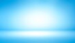 © Laiba - Glowing white spotlight on gradient blue background with illuminated circular floor.