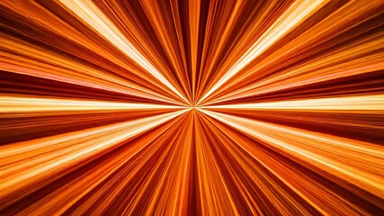Canvas Print - dynamic orange and red light streaks converge at center, radiating outward motion effect
