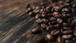 © Tiara - Rustic coffee beans on wooden background side lighting