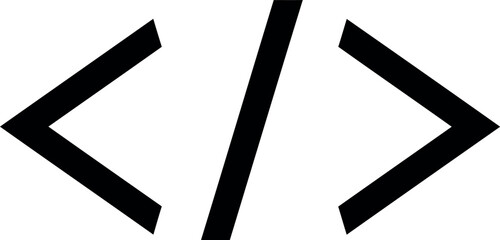 Coding symbol closing tag for web development