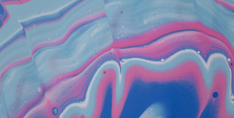 Wall Mural - a vibrant colorful painting with grunge and water textures