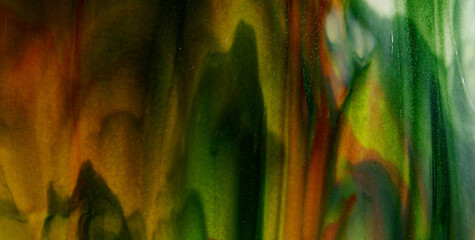 Wall Mural - Colorful Artistic Pattern with Gold and Textured Design
