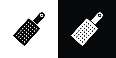 Microplane grater icon, simple flat style. for ui or ux designs