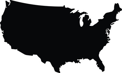 Detailed black silhouette of a textured object with transparency in vector format