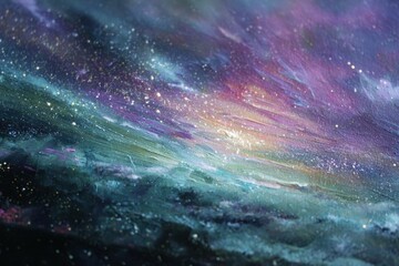 Wall Mural - exploration of nebulae in a cosmic symphony of colors and textures depicting the beauty of the unive