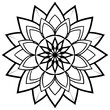 © Siddik - Eternal Growth Mandala on White