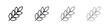 © ramsey - Wheat grain icon Eps10. icons graphic design
