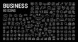 © MdMasud - Business icon collection. Includes 60 icons. Created in line style with gray palette