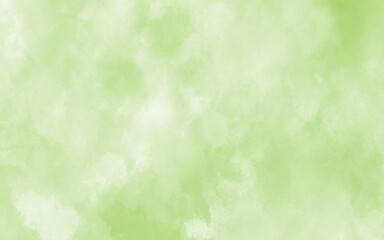 Wall Mural - Green paint background. Abstract light green watercolor background. Brush stroked painting. Color splash background design. Watercolor paper texture backdrop with splashes.	