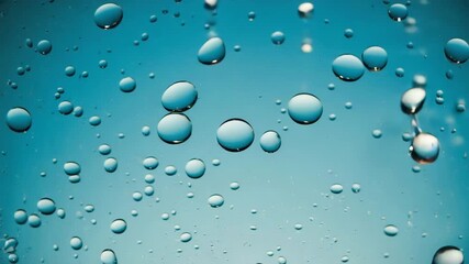 Wall Mural - Gen-4 Turbo Super Slow Motion Shot of Flying Water Drops Background