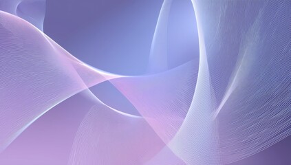 Poster - Abstract white lines, light blue background, light pink and dark gray gradient, circular wave shape with glowing effects Generative AI