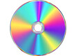 © QBeStock - Vibrant rainbow colored cd rom data disc media, Isolated On Transparent Background, Png, Cut Out