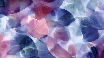 Wall Mural - overlapping translucent washi-style pattern.