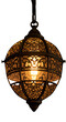 © Judy - Ornate Bronze Lantern With Internal Lighting Isolated Transparent Background 3D Illustration