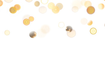 Wall Mural - abstract camera lens flare effect cutout on transparent background