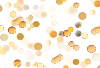 Wall Mural - abstract camera lens flare effect cutout on transparent background