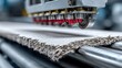 © Iurii - Macro shot of recycled paper being created in a compact tabletop paper-making machine