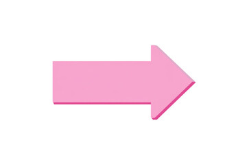 Wall Mural - A pink arrow pointing to the right