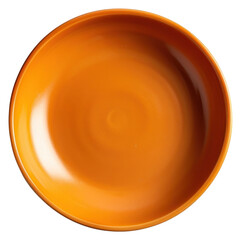 Wall Mural - png bright orange ceramic plate