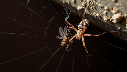 spider on a web