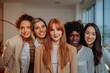 © bernardbodo - Five businesswomen in their office