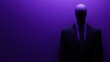 © crazyass - Minimalist faceless business figure in corporate environment an abstract professional concept