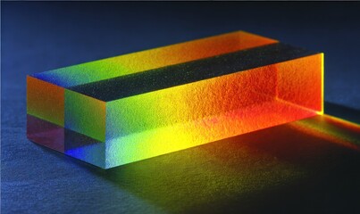 Prism displaying spectrum