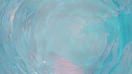 Wall Mural - super slow motion abstract shot of gently rippling light blue water background at 1000fps.