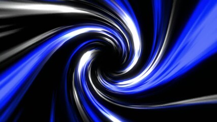 Wall Mural - Abstract swirling vortex of vibrant white and blue light trails against a dark background.
