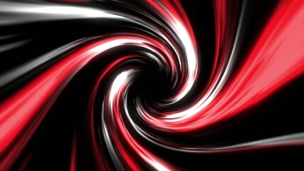 Wall Mural - Abstract swirling vortex of vibrant white and red light trails against a dark background.
